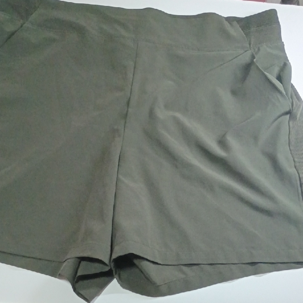 Women’s Olive Green Casual Shorts